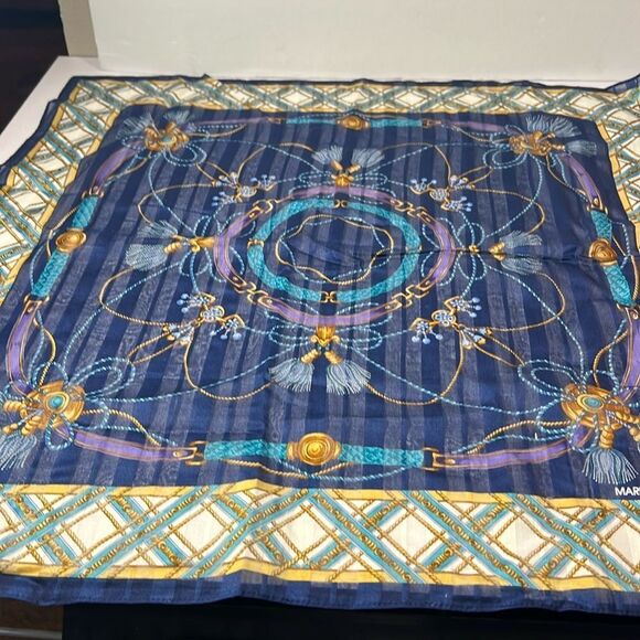 Beautiful cotton neck scarf by Mario Valentino. WA220 - Picture 1 of 3